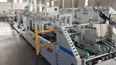 Plegadora Encoladora Automática
