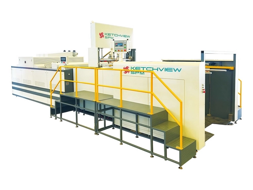 Máquina Automática de Serigrafía para Cartón Corrugado